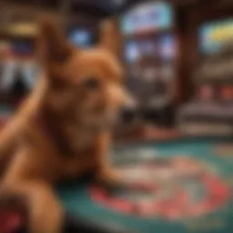 Visual representation of Red Dog Casino's interface