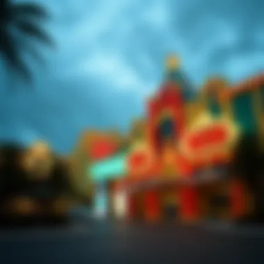 Exterior view of Rio Casino showcasing its vibrant architecture