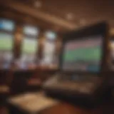 Illustration of a digital sportsbook interface